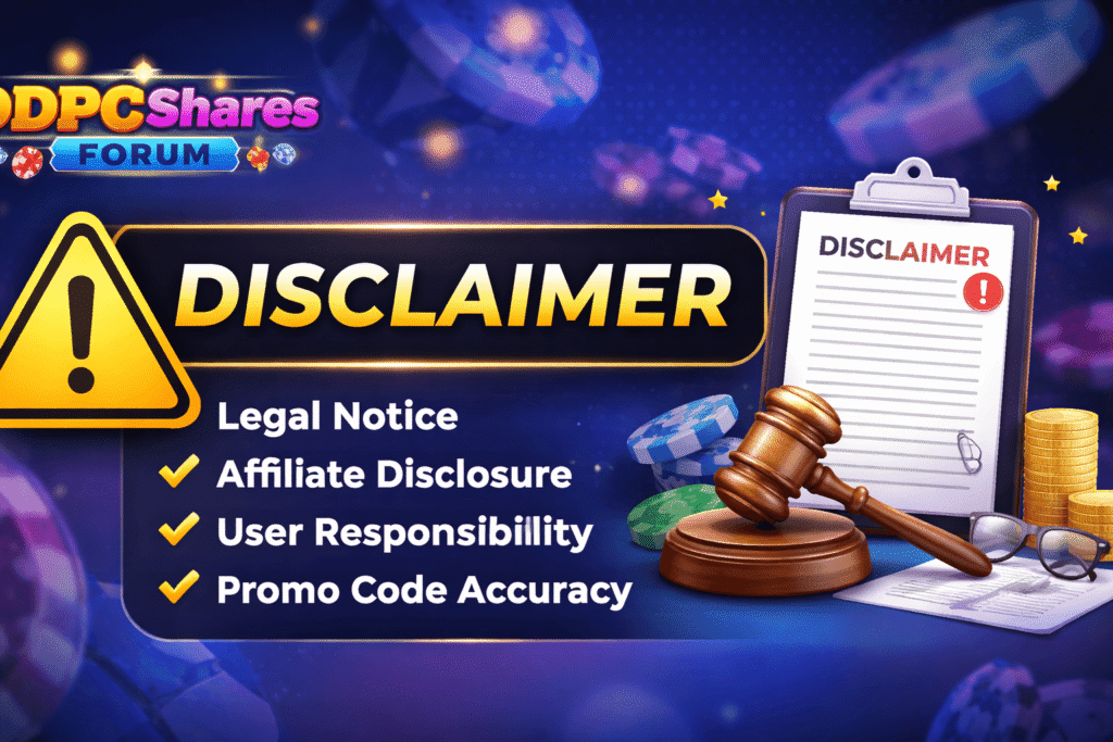 Disclaimer DDPCShares Forum