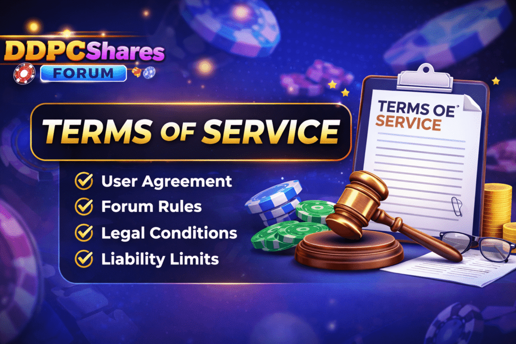 Terms of Service DDPCShares Forum